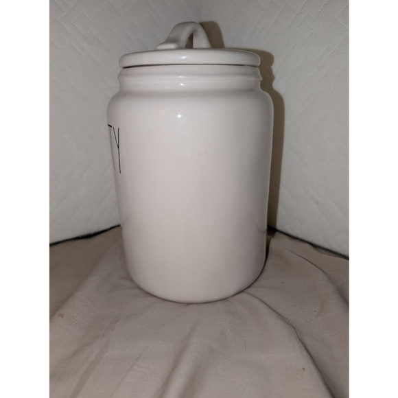 Rae Dunn White & Black "Naughty & Nice" Food Storage Jar One Size - Picture 3 of 9